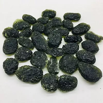 20pc Moldavite Meteorite Impact Glass Czech - With Certificate Of Authenticity • $399.99