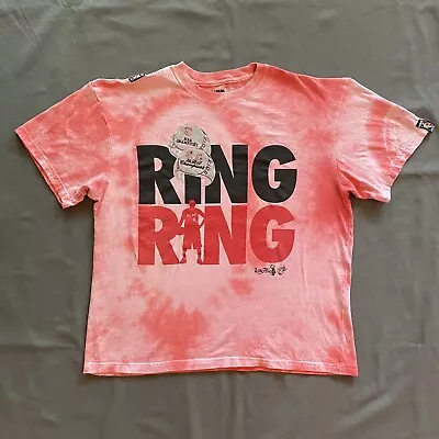 2010s LeBron James Miami Heat T Shirt Mens XL Red Tie Dye NBA UNK Ring Ring • $19.85