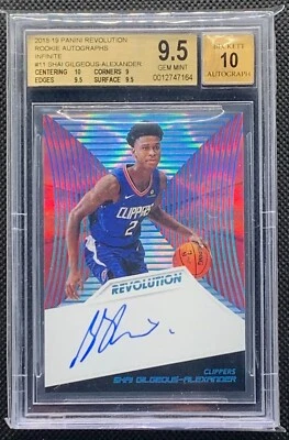 $1799.99 • Buy 2018-19 Revolution Shai Gilgeous-Alexander Infinite Rookie Auto RC /25 BGS 9.5