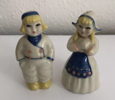 Vtg Ceramic Arts Studio Madison Wis Dutch Boy Girl Salt And Pepper Shakers B4-6 • $14.99