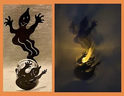 Shadowdancers Ghost Votive Candle Holder Halloween P7346 Haunted Spook PartyLite • $27.37