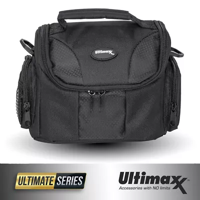 Deluxe Padded Medium Camera Bag For Canon T6 T6i T7 T7i M50 90D 80D 77D 4000D • $13.95