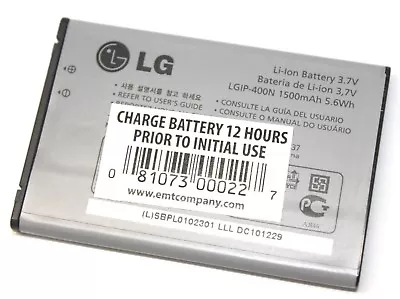 LG LGIP-400N Battery 3.7V 1500mAh For VM670 LS670 P509 MS690 P500 P503 Phone • $14.99