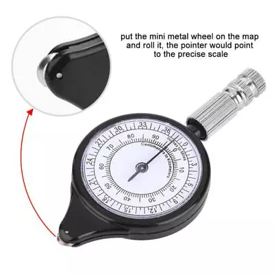 Compact Outdoor Map Measuring Tool For Camping Hiking Distance Measure • $7.34