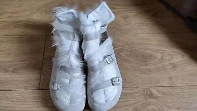 £90 • Buy Birkenstock Papillio Anuk Artic Ethnic Off-white Sandals