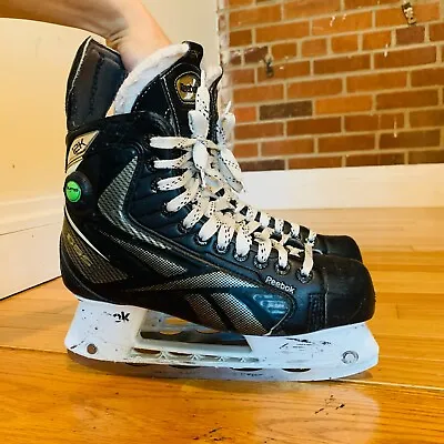 Reebok Mens 12k Pump Hockey Ice Skates Size 8 D Skate Size 6.5 • $399.99