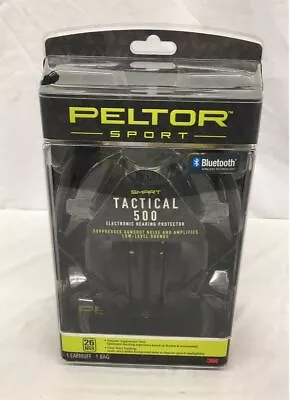 NEW/SEALED Peltor Sport Smart Tac 500 Bluetooth Earmuff DAMAGED PACKAGING • $99.99