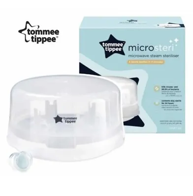 Tommee Tippee Microsteri Microwave Steam Steriliser - Holds 4x Bottles • £17.99