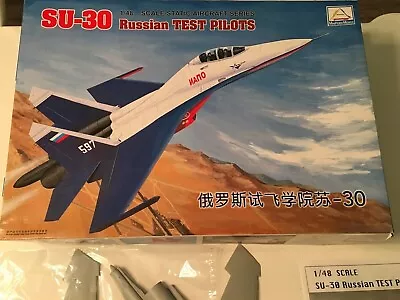 Mini Hobby Sukhoi SU-30 Russian Test Pilot 1:48 Airplane Model Kit • $39.99