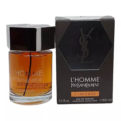 YSL Yves Saint Laurent L'Homme L'Intense Eau De Parfum 3.3 Oz 100ml Men Cologne • $194.98