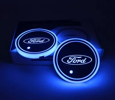 2Pcs 7 Color LED Car Cup Holder Lights For Ford • $14.99