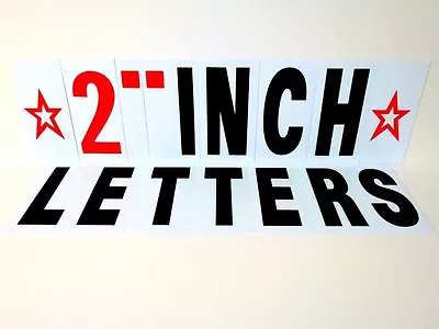 2 Inch Changeable Sign Letters For Outdoor Indoor Sign • $39.99