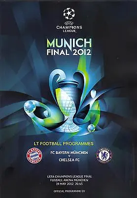 * 2012 CHAMPIONS LEAGUE FINAL - CHELSEA V BAYERN MUNICH * • £39.99