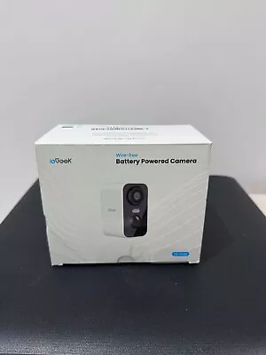 IeGeek 2K/1080p HD Wireless Security Camera Outdoor Battery Powered WiFi CCTV • £35.99