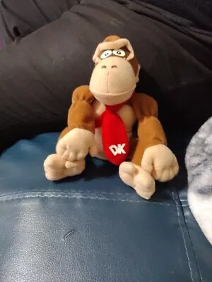 Nintendo Donkey Kong BD&A 1997 Plush 6  Beanbag Character Deutsch Toy Vintage • $10