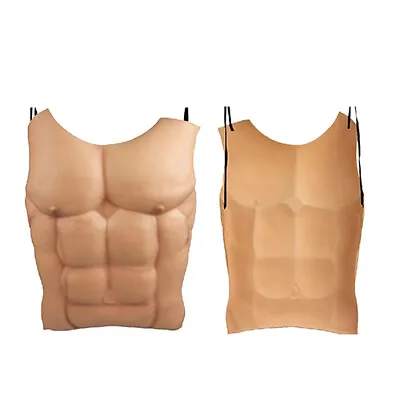 Halloween Fake Muscle Chest Skin Eva Foam Fancy Party Cosplay Costume Supplies • $4.41