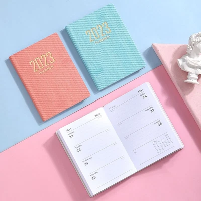 £4.06 • Buy Book Gift 2023 Agenda Notebook A7 Planner 365 Days Diary Goals Habit Schedules