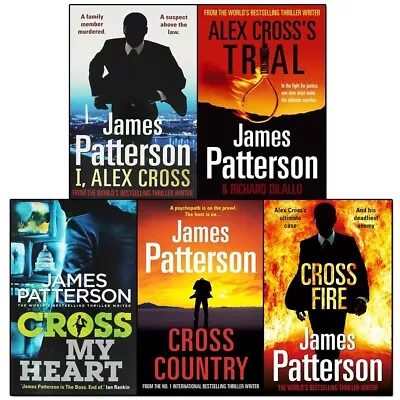 Alex Cross Series Collection 5 Books Set By James Patterson Cross My Heart • $75.49