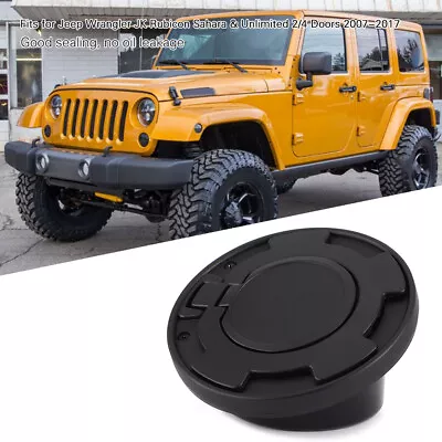 New Oil Tank Cap &Lock For Jeep JK Rubicon Sahara & Unlimited 2/4 Doors • £25.76