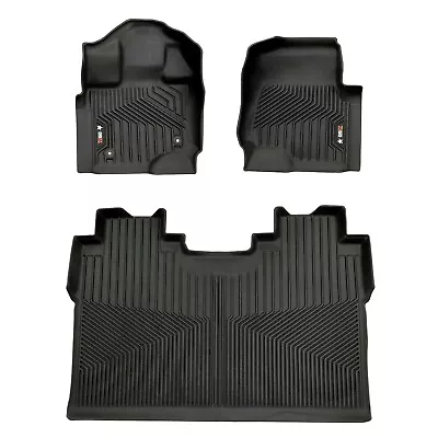 OMAC Premium Floor Mats Liners For Ford F150 SuperCrew 2015-2023 Rear 1Pc • $175.90