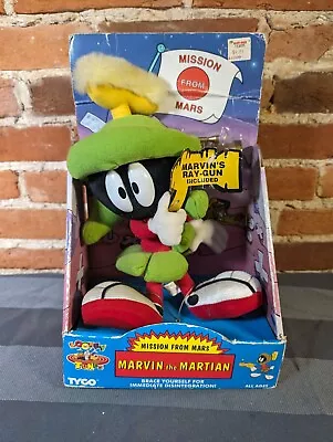 Warner Bros Marvin The Martian Mission From Mars Plush #8382 Tyco Looney Tunes • $44.90