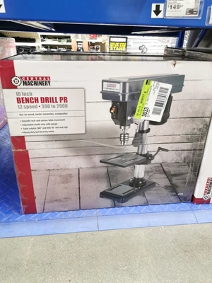 $199.99 • Buy 10  Heavy Duty Bench Top Drill Press Machine 12 Speed Drill Wood Plastic Metal