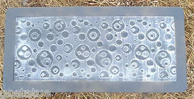 Retro Bubble Design Concrete Bench Mold .150 Abs Plastic 31  X 14  X 2.5  • $149.95