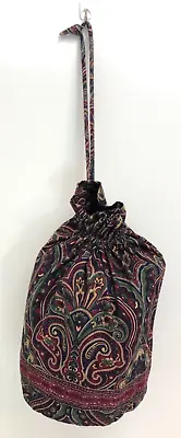 Vera Bradley Vintage Medallion Ditty Bag *NO LINING Made In USA GUC* • $4.99