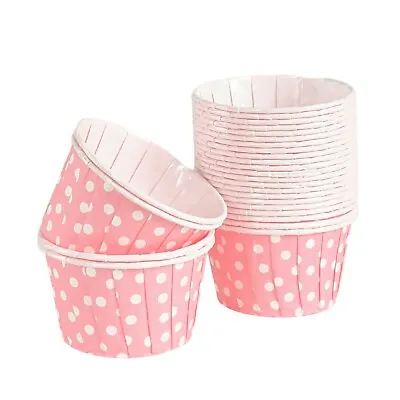 £2.95 • Buy Pleated Baking Cups Cupcake Cases Polkadot Striped Foil Metallic MEGA LISTING!