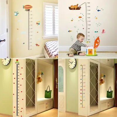 $6.43 • Buy Room Wall Sticker Hanging Height Home Measure PVC Scale Art Accessories