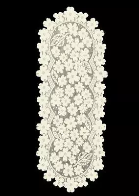 Heritage Lace DOGWOOD Ecru14  X 33  Runner • $17.95