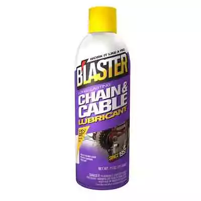 Blaster Long-Lasting Chain And Cable Lubricant Spray Bicycle Bike 11 Oz. Lube • $8.45