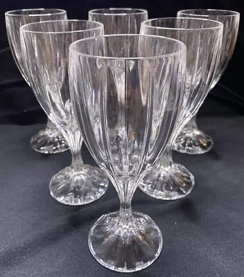 6Pc Mikasa BERKELEY Crystal Wine Glasses 6 3/4” Set / Lot VGUC • $109