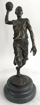 Hand Made 14.5: Tall Michael Jordan Museum Quality Bronze Sculpture Trophy Decor • $174.65