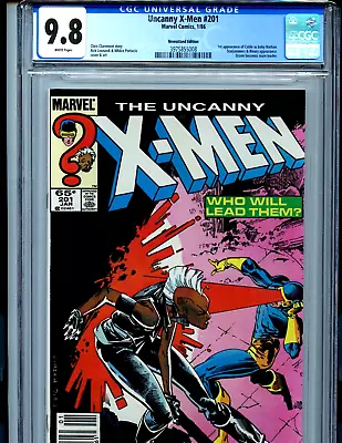 X-Men #201 GCG 9.8 NM/MT 1986 Marvel  1st Nathan Summers Cable Amricons K62 • $549.99