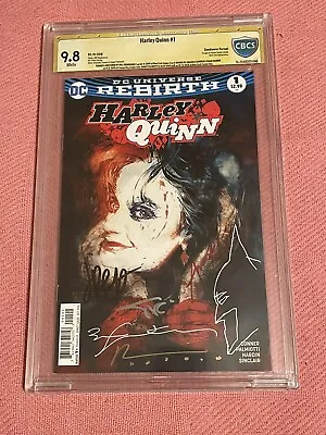 Harley Quinn #1 CBCS 9.8 5x Signed  Sienkiewicz Batman Sketch! • $509.52