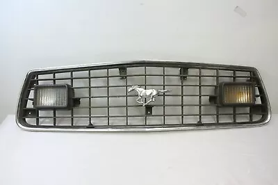 Vintage 1975-78 OEM Mustang Front Grille Chrome Trim With Emblem Car Part 2 • $99.99