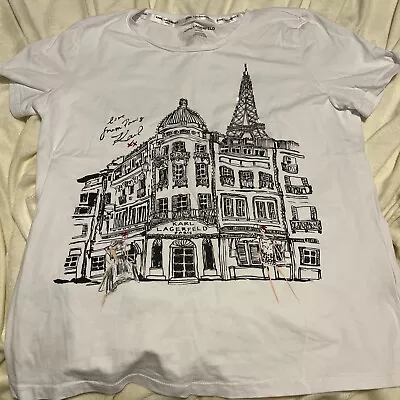 Karl Lagerfeld Women Tshirt Love From Paris Women’s Small • $25