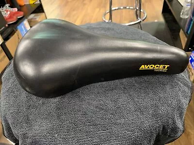 Vintage Avocet Touring Road Seat Saddle Black KHS Vintage Bike Bicycle • $32.99