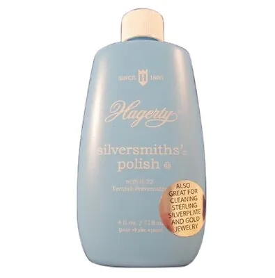 Hagerty 4oz. Silversmiths Silver Polish W/ R-22 Tarnish Preventative – USA Made • $11.99