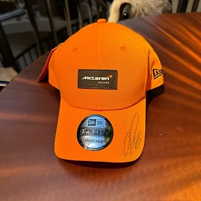 OSCAR PIASTRI Autographed McLAREN Formula 1 F1 NEW ERA CAP HAT - BNWT SIGNED • $72.43