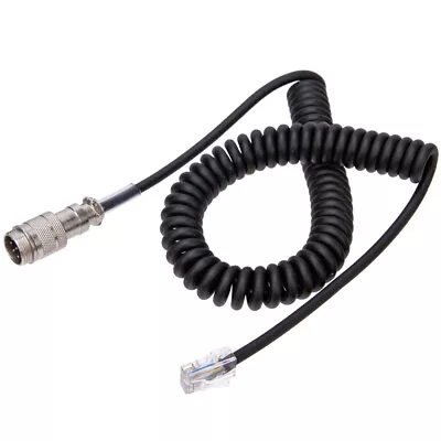 8Pin To RJ-45 Modular Mic Microphone PU Cable Adapter For Yaesu MD-200 MD-100 • $11.53