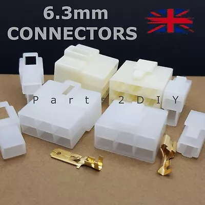 1 To 14 Way 6.3mm Pin Plug CONNECTOR Electrical Multi Terminal Block Wiring • $5.80