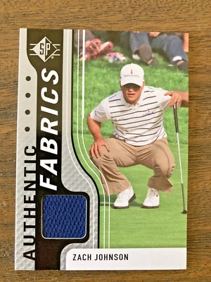 $0.99 • Buy Zach Johnson 2012 SP Golf Authentic Fabrics Retail #AF-ZJ
