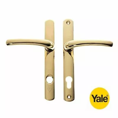 Euro Lock Handle Ts007 2* Platinum Security Upvc Brass Finish - Pz 92mm Yale • £35