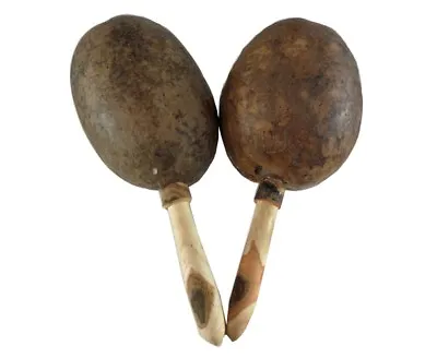 Mexican Handmade Natural Maracas Pair • $10.99