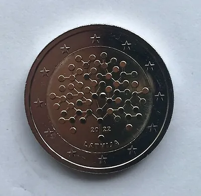 LATVIA - 2 € Euro Commemorative Coin 2022 - Financial Literacy UNC • $4.85