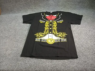 El Charro Mariachi Mexico Graphic Men Shirt M Roundneck Short Sleeve BlackMulti • $8.99