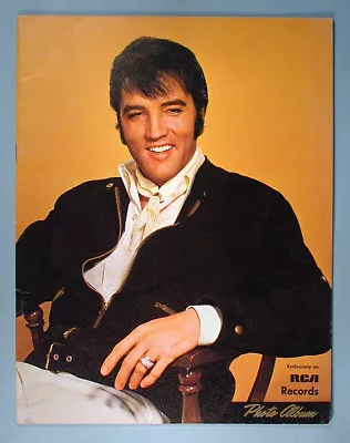 1960-1970s Elvis Presley Original RCA Records Souvenir Concert Tour Photo Album • $59.95