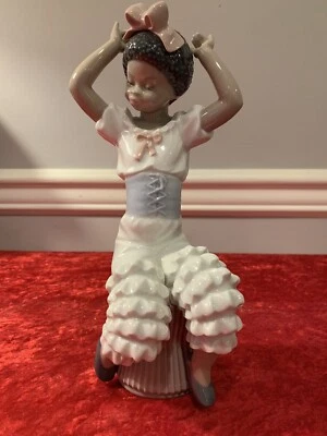 $159 • Buy LLADRO BLACK LEGACY COLLECTIBLE “Rhumba” #5160 RETIRED MINT WITH ORIGINAL BOX